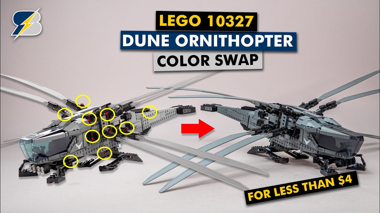 Quick color swap for the 10327 Dune Ornithopter – RacingBrick