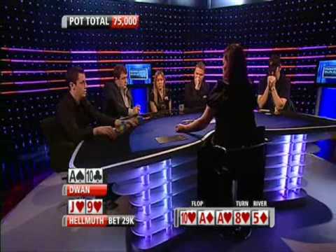 Party Poker. Dwan vs Hellmuth