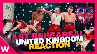 🇬🇧 United Kingdom First Rehearsal (REACTION) Olly Alexander "Dizzy" @ Eurovision 2024