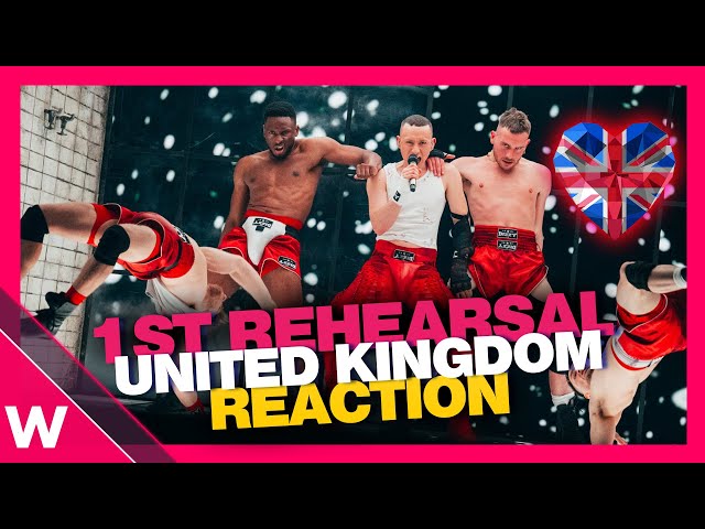 🇬🇧 United Kingdom First Rehearsal (REACTION) Olly Alexander "Dizzy" @ Eurovision 2024