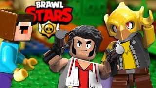 Лего Бравл Старс Лаки Блоки И Нубик Майнкрафт - Lego Brawl Stars