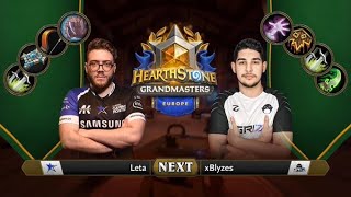Leta vs xBlyzes | 2021 Hearthstone Grandmasters Europe | Decider | Season 2 | Week 3
