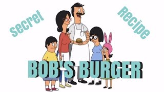 BOBS burger  secret recipe on a classic cheese burger | food from movies  & TV shows  | tasty chef