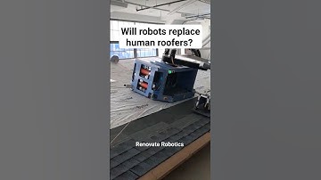 Will robots replace human roofers? #roof #roofer #roofing #roofershelper #robots