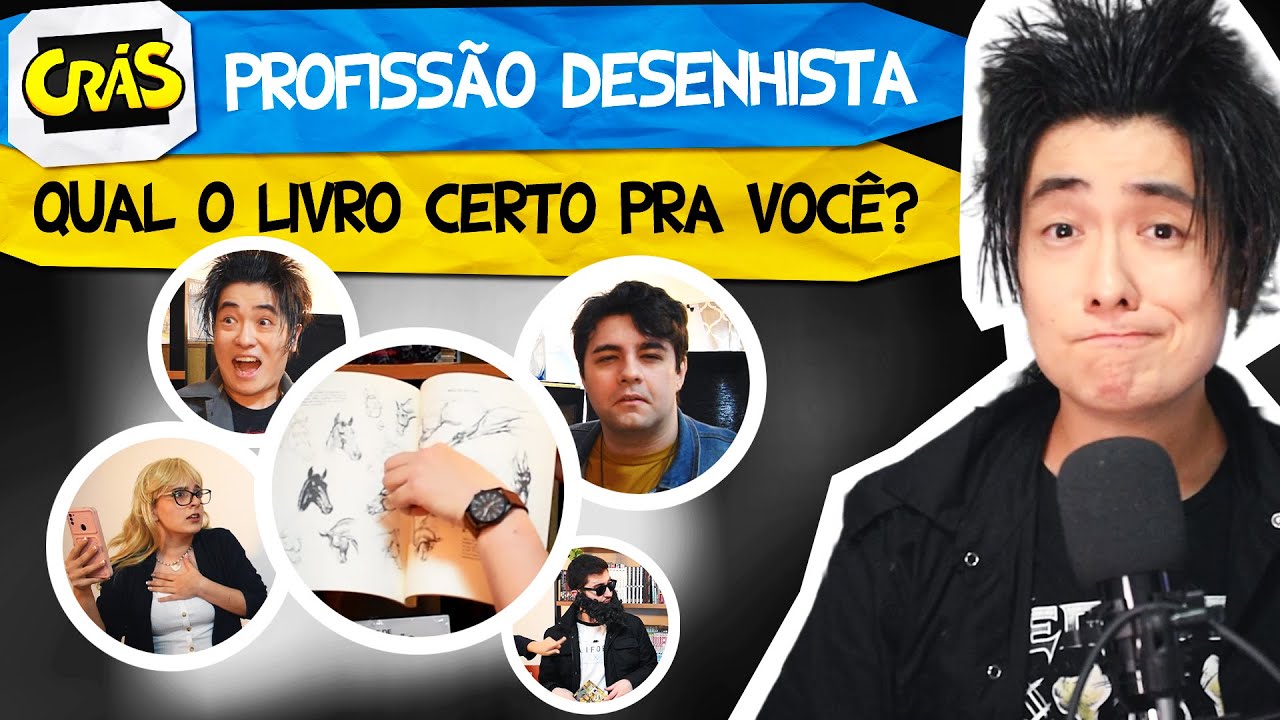 Como escolher LIVROS de desenho para estudar? | Profissão Desenhista