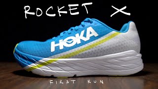 Hoka Rocket X - First Run