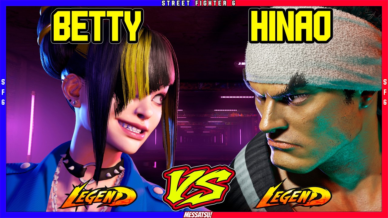 SF6 Betty (Juri) VS Hinao (Ryu)💥Messatsu!💥スト6💥Street fighter 6