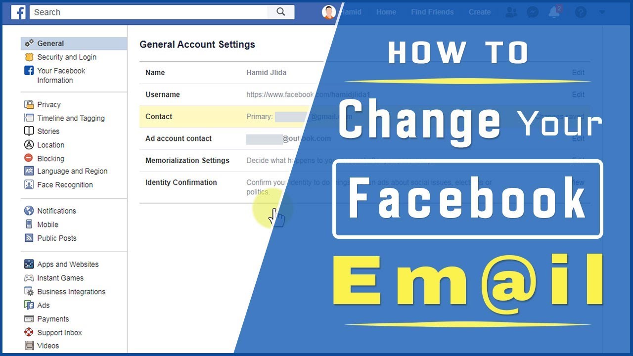 How To Change Your Primary Email Address On Facebook [UPDATED 14]