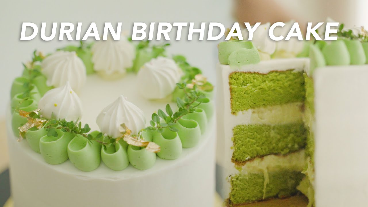 Lebih enak dari beli. Yuk Bikin Sendiri Kue Ulang Tahun rasa Durian