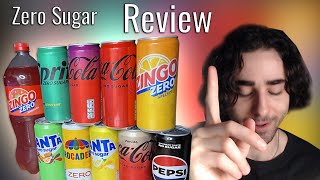 I Tried 10 Different Zero Sugar Drinks