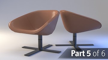 Modeling and rendering a real chair from reference in 3ds max | Part 5