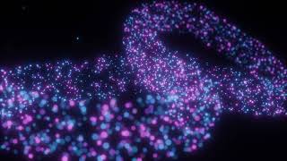 Famous Neon Particle Infinite Wave Background Animation | Seamless Loop for Websites & UI Design Wealth