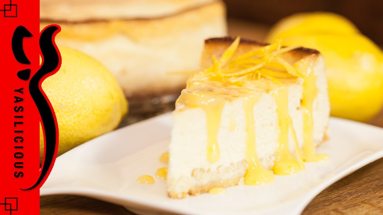 LEMON CHEESECAKE – Zitronen Käsekuchen – Synchron-Backen - YouTube