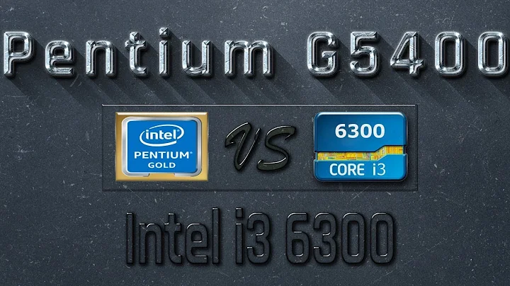 G5400 vs i3 6300 - BENCHMARKS / GAMING TESTS REVIEW AND COMPARISON / Coffee Lake vs Skylake /
