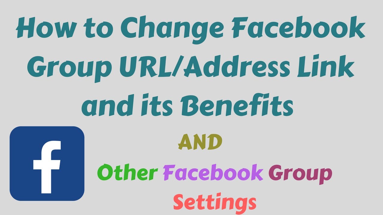 How to Change Facebook Group URL/Address Link (Facebook SEO Tips) and