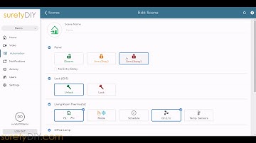 How to Set Automation Scenes in Alarm.com