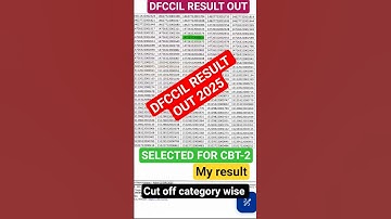 DFCCIL RESULT 2025 OUT DFCCIL EXECUTIVE ELECTRICAL RESULT DFCCIL MTS RESULT CUT OFF CATEGORY WISE