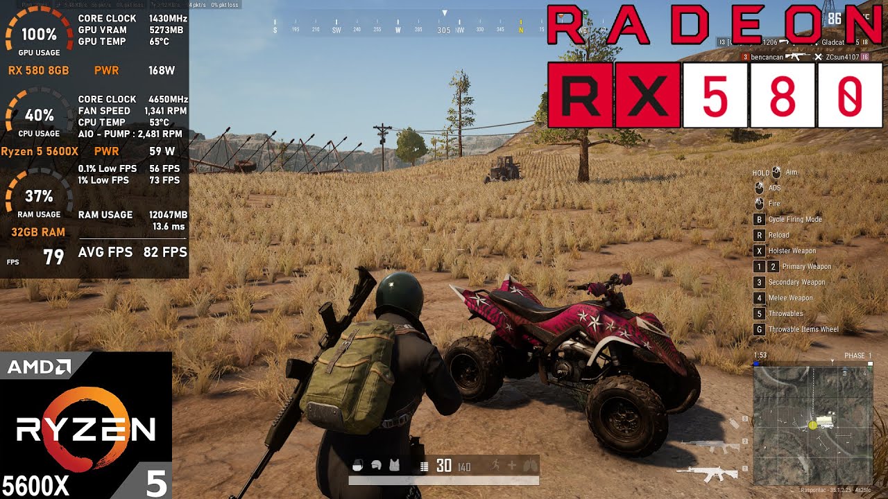 RX 580 8GB : PUBG (Test in 2025) - YouTube