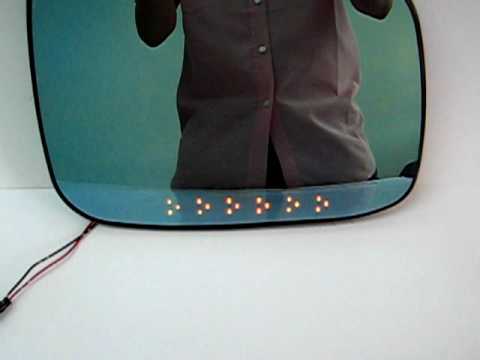 LED Mirror for Perodua ALZA - YouTube