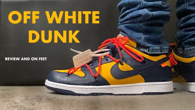 The Cellar Boutique - Brand New Nike Off White Dunk Low Michigan