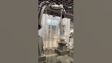 AI robots carve Renaissance-style marble sculptures