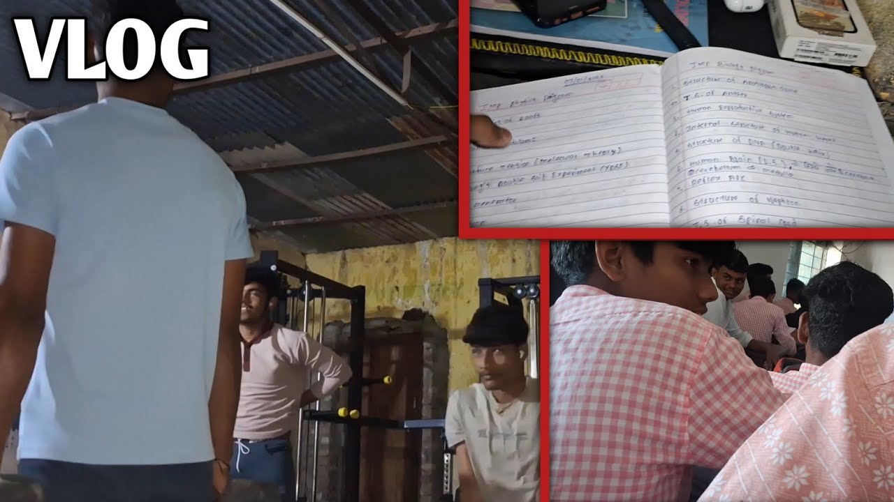 Two days gym 🏋️‍♂️ 💪 & college life//Shubham kadam vlog// 