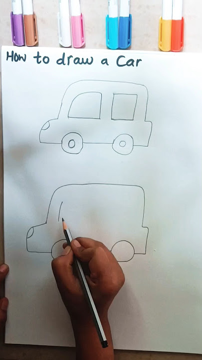 How to Draw a Car for Kids Step by Step