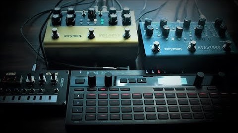 Korg nts-1, sq-64, Strymon volante, nightsky   -  soundscape  ~  Semi  ~