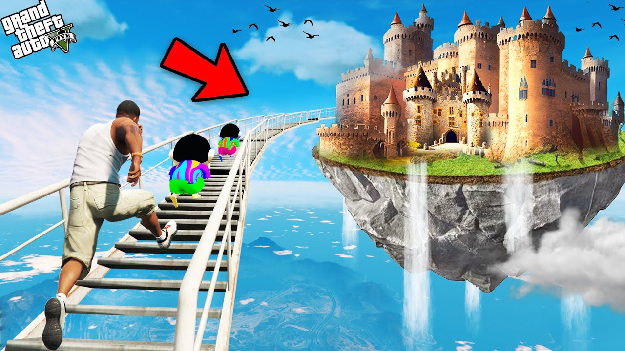 GTA 5 : I Found Top Secret Stairway To Reach Heaven GTA 5 !