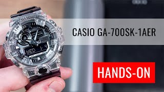 HANDS-ON: Casio G-Shock Original GA-700SK-1AER Clear Skeleton Series