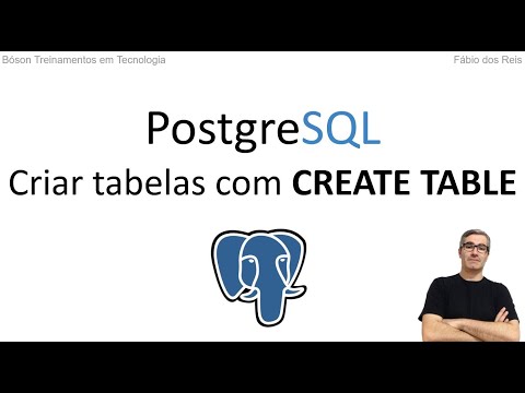 Vídeo: Como você cria uma tabela no pgAdmin 4?