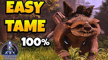 Easiest Way to Tame Gacha in ARK Ascended - Extinction Map