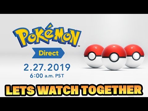 Pokemon Direct 2019 IS HERE & LET'S WATCH TOGETHER! (Pokemon Switch 2019 Gen 8)