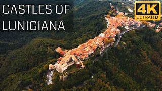 Stunning Castles Of Lunigiana, Italy - Aerial Footage In 4k