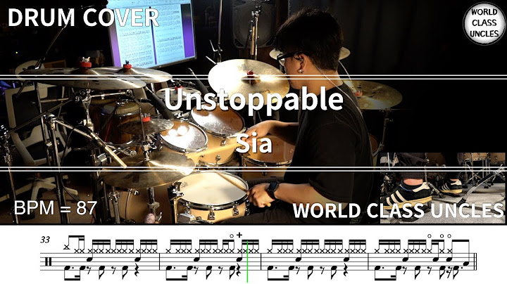 Unstoppable Drums version - Drums performance video thumbnail