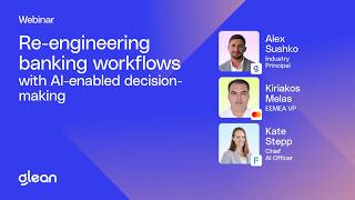 Re-engineering banking workflows