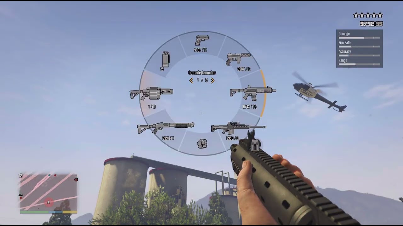 GTA 5 Trevor and Train 5 stars rampage part 19