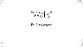 Vignette de la vidéo "Walls - Passenger (Lyrics)"