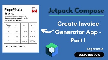 Create an Invoice Generator App in Jetpack Compose | Part 1