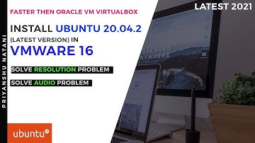 Install Ubuntu 20.04.2 (latest version)in VMware 16 workstation | latest 2021 | Solve Resolution |