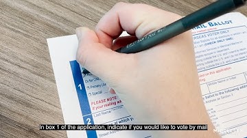 How to Fill out Vote By Mail Application Video
