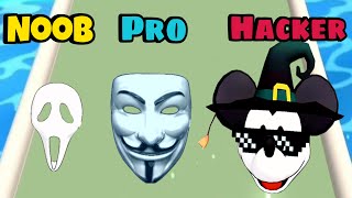 Noob vs Pro vs Hacker - Mask Evolution