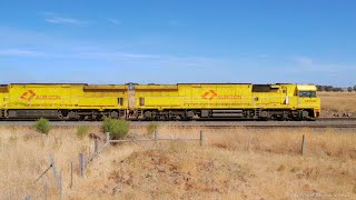 5MP1 Aurizon / TGE Container Train With ACD6049 ACD6048 & GL105 Mid Train (7/3/2024) - PoathTV by PoathTV - Australian Trains 94 views 1 day ago 2 minutes, 4 seconds