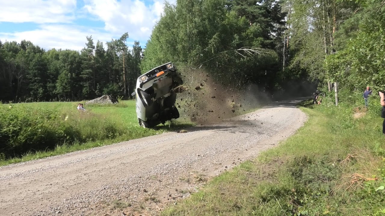 Midnattssolsrallyt 2022 - Rullning, Avåkningar & Action