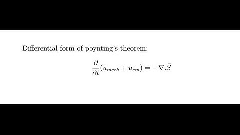 Example 8.1  (Joule heating law using Poynting