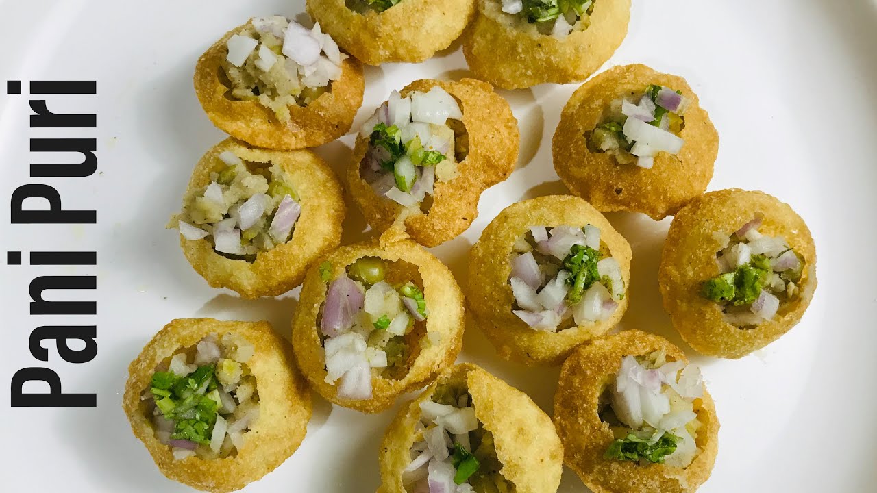 (Panipuri / Golgappa) Pani Puri Street Chaat Golgappa Recipe YouTube