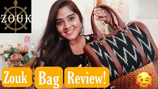 Zouk HandBag Review | Made in India | 100% Vegan Leather | Tote, Sling, Office bag, and Laptop 