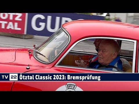 MOTOR TV22: Die 25. Ötztal Classic startet in den 2. Tag mit einer Bremsprüfung in Obergurgl 2023