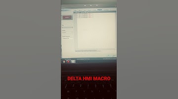 Delta HMI Macro #programming #industrialautomation