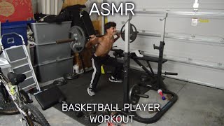 ASMR BASKETBALL PLAYER WORKOUT (DRIBBLING,PLYOMETRICS AND LEG WORKOUT)